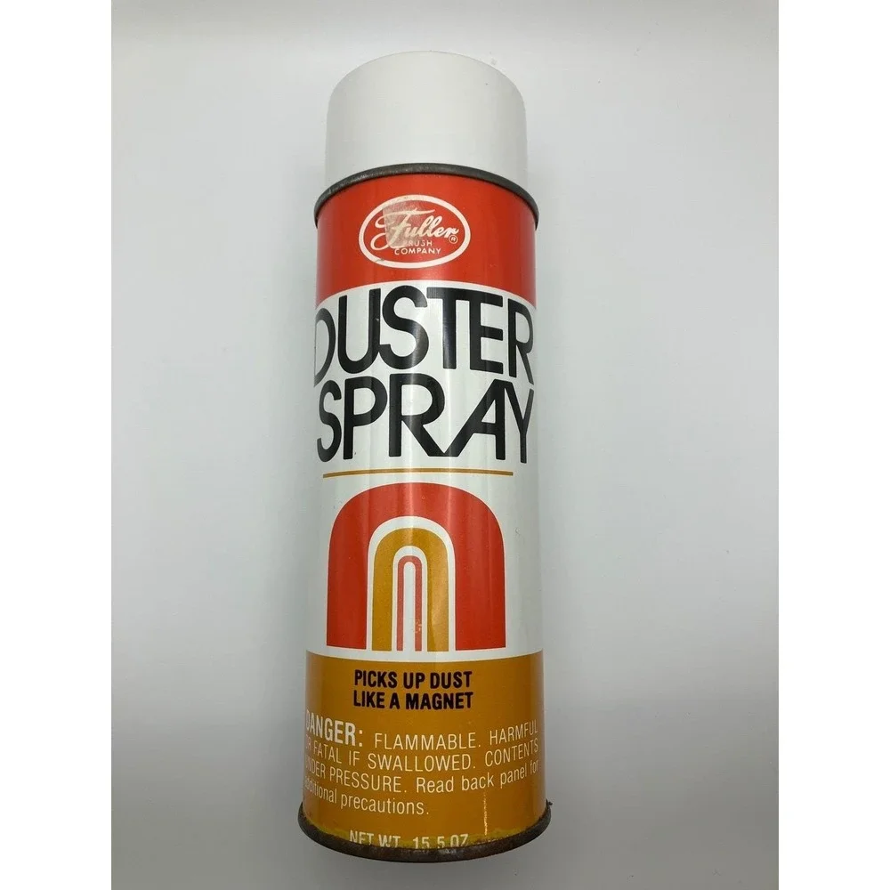 Vintage Fuller Brush Company Duster Spray Can Mor Retro Cleaning Collectible